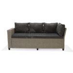 Conjunto Jardín Turin Acero Y Ratan Sintetico Imitacion Madera Color Gris de Chillvert - Imagen 2