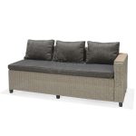 Conjunto Jardín Turin Acero Y Ratan Sintetico Imitacion Madera Color Gris de Chillvert - Imagen 3