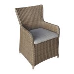 Conjunto Jardín Napoles Madera Aluminio Imitación Ratan Sintetico En Color Beige Con Funda De Poliéster de Chillvert - Imagen 3