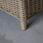 Conjunto Jardín Napoles Madera Aluminio Imitación Ratan Sintetico En Color Beige Con Funda De Poliéster de Chillvert - Imagen 6