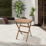 Mesa Plegable Milan Madera Eucalipto Imitacion Teka de Chillvert - Imagen 4