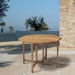 Mesa Milan Octogonal Madera Eucalipto Imitacion Teka de Chillvert - Imagen 4