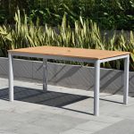 Mesa Imperia En Aluminio Y Madera De Eucalipto
 de Chillvert - Imagen 5