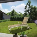 Tumbona Imperia Multiposiciones Aluminio/Textileno Beige Jaspeado de Chillvert - Imagen 4