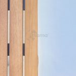 Sofa 2 Plazas Bérgamo Con Mesa Lateral En Aluminio Y Madera De Eucalipto Imitacion Teka En Color Gris.
 de Chillvert - Imagen 6