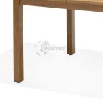 Mesa Milan Rectangular Extensible Madera Eucalipto  Imitacion Teka de Chillvert - Imagen 2
