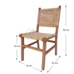 Silla Madera Teka Parma de Chillvert - Imagen 4