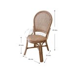 Silla Ratán Natural Parma de Chillvert - Imagen 4