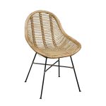 Silla Ratán Natural Parma Estructura De Hierro de Chillvert - Imagen 6