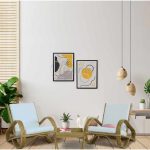 Conjunto Ratán Natural Parma Mesa Y 2 Sillones de Chillvert - Imagen 2