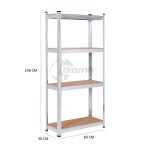 Estantería metálica Galv. 4 b. 60x30x148cm de Catter House - Imagen 4