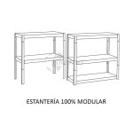 Estantería metálica Galv. 5 b. 70x40x180cm de Catter House - Imagen 3