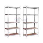 Set 2 Estantería metálica Galv. 5 b. 90cm de Catter House