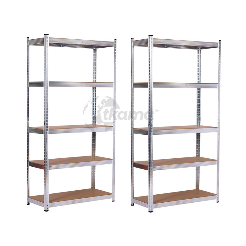 8445401006657.jpg Set 2 Estantería metálica Galv. 5 b. 90cm de Catter House - Imagen 1