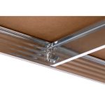 Set 2 Estantería metálica Galv. 5 b. 90cm de Catter House - Imagen 2