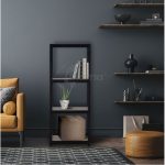 Estantería metálica negra 4 b. 60x30x148 cm de Catter House - Imagen 2