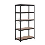 Estantería metálica negra 5 b. 90x40x180 cm de Catter House