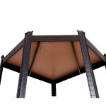 Estantería metálica esquina negra 5 b. 70cm de Catter House - Imagen 3