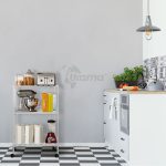 Estantería metálica klaus80 bla. 3 b. rued. de Catter House - Imagen 2