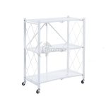 Estantería metálica plegable kim 88 blanca 3 b. de Catter House