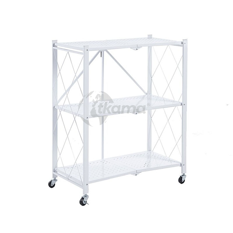 8445401006794.jpg Estantería metálica plegable kim 88 blanca 3 b. de Catter House - Imagen 1