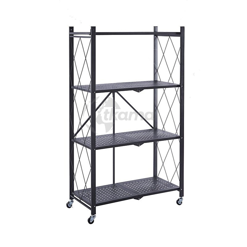 8445401006800.jpg Estantería metálica plegable kim 127 negra 4 b. de Catter House - Imagen 1