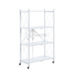 Estantería metálica pleg.kim 127 blanca 4 b. de Catter House