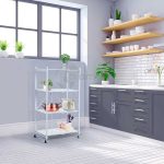 Estantería metálica pleg.kim 127 blanca 4 b. de Catter House - Imagen 2