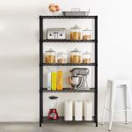 Estantería metálica klaus 160 negra 5 bald. de Catter House - Imagen 2