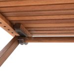 Mesa Auxiliar Lateral Plegable Savona  Madera De Eucalipto Imitacion Teka de Chillvert - Imagen 6