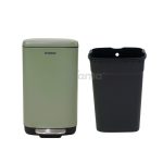 Cubo recicl. pedal planeta 30 l verde de Catter House - Imagen 5