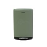 Cubo recicl. pedal planeta 50 l verde de Catter House