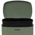 Cubo recicl. pedal planeta 50 l verde de Catter House - Imagen 3