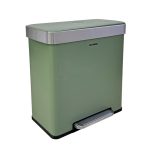 Cubo recicl. pedal planeta 60 l verde de Catter House