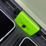 Cubo recicl. pedal planeta 60 l verde de Catter House - Imagen 5