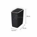 CATTER HOUSE COSMOS 8L PAPELERA SENSOR NEGRO - Imagen 4