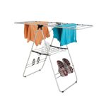 Tendedero plegable con estante y perfil de Eurotrail